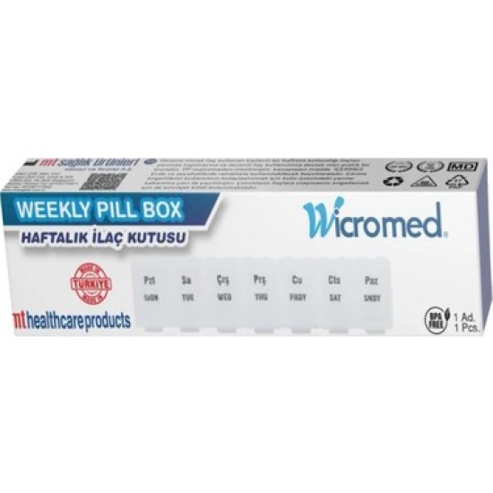 WİCROMED HAFTALIK İLAÇ SAKLAMA KUTUSU
