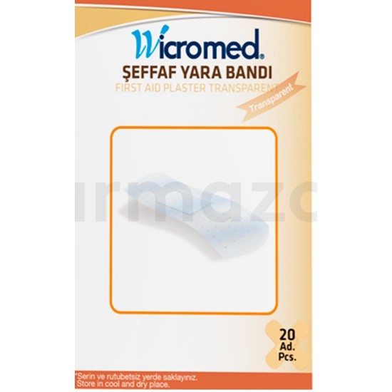 YARA BANDI ŞEFFAF (TRANSPARENT) 20'Lİ WİCROMED 