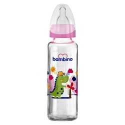 BAMBİNO CAM BİBERON 225 ML