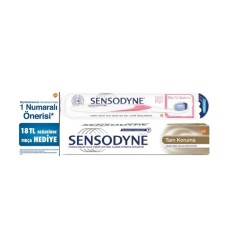 DİŞ MACUNU SENSODYNE TAM KORUMA 75 ML+DİŞ FIRÇASI